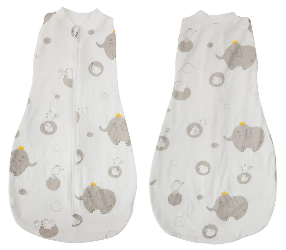 Gigoteuse coton elephant gris