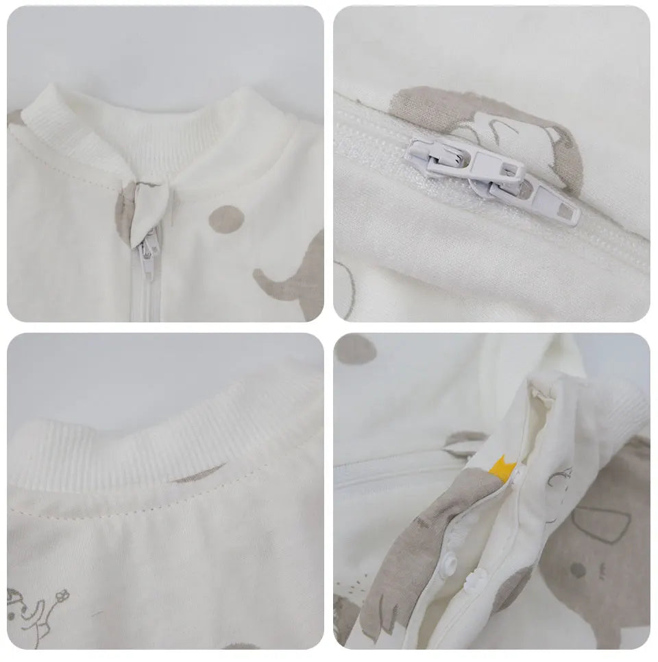 Gigoteuse coton elephant gris