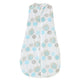 Gigoteuse coton fleurs bleu