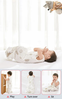 Gigoteuse coton elephant gris
