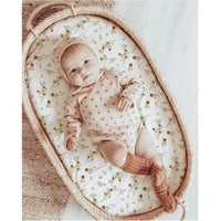 Drap-housse en mousseline de coton doux menthe douce