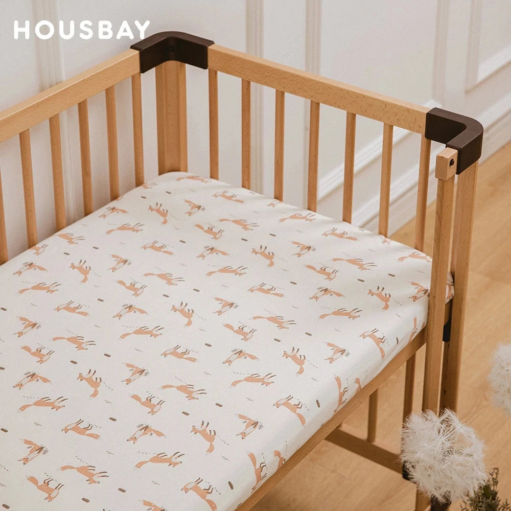 Protège-matelas pour bébé bleu ciel