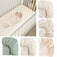 Drap-housse en gaze de coton doux terracotta