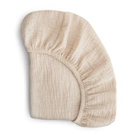 Drap-housse en mousseline de coton doux menthe douce