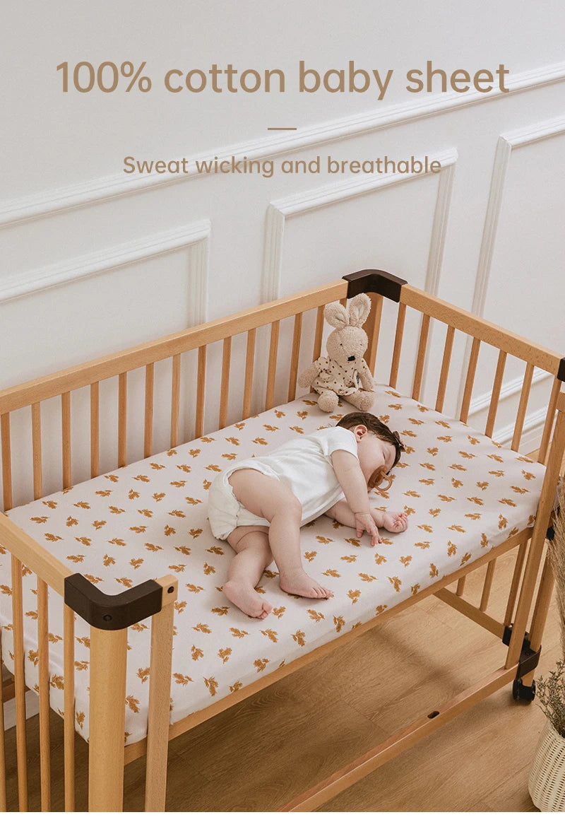 Protège-matelas pour bébé bleu ciel