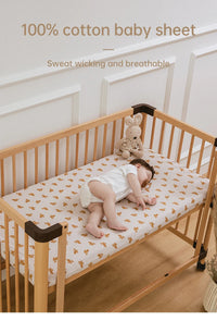 Protège-matelas pour bébé bleu ciel