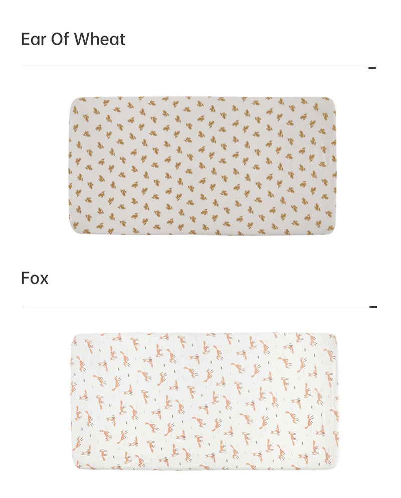 Protège-matelas pour bébé bleu ciel