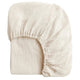 Drap-housse en gaze de coton doux ivoire