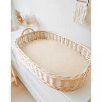 Drap-housse en mousseline de coton doux menthe douce