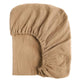 Drap-housse en gaze de coton doux terracotta