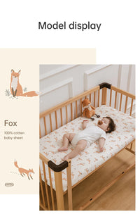 Protège-matelas pour bébé bleu ciel