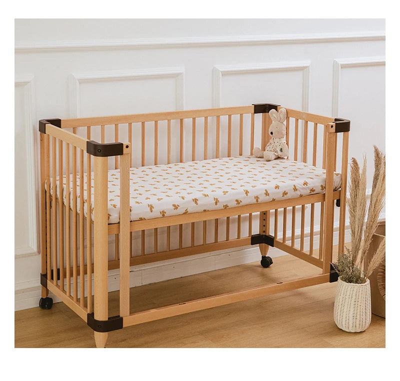 Protège-matelas pour bébé bleu ciel
