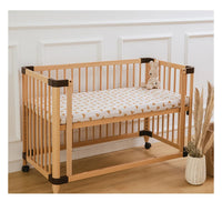 Protège-matelas pour bébé bleu ciel