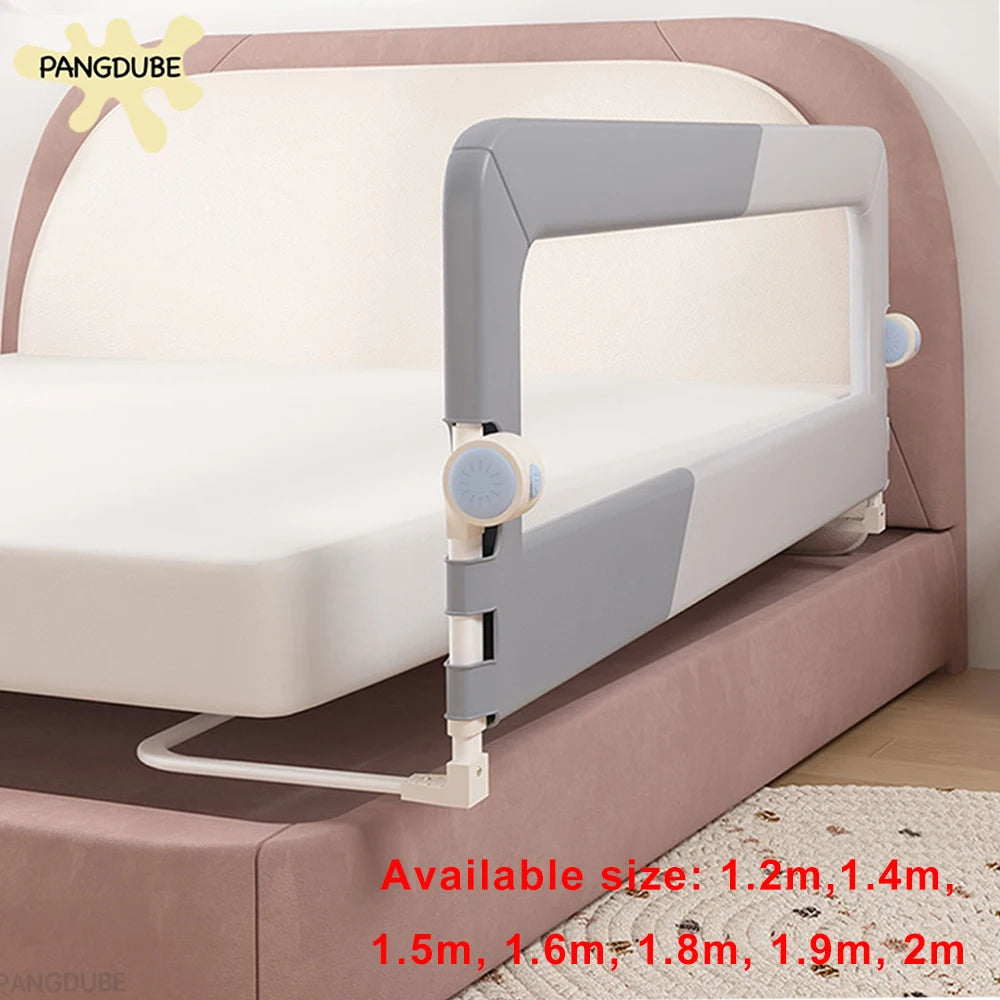 PANGDUBE 1 PCs Baby Crib Safety Bar Screw Installation Toddler Safety Barrier Foldable/Foldable Cover Side Fall Safety Bar For Baby Adjustable Height 1 ~ 30 cm