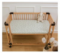 Protège-matelas pour bébé bleu ciel