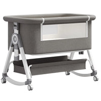 baby bed gray