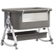 baby bed gray