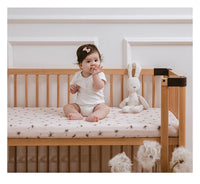 Protège-matelas pour bébé bleu ciel