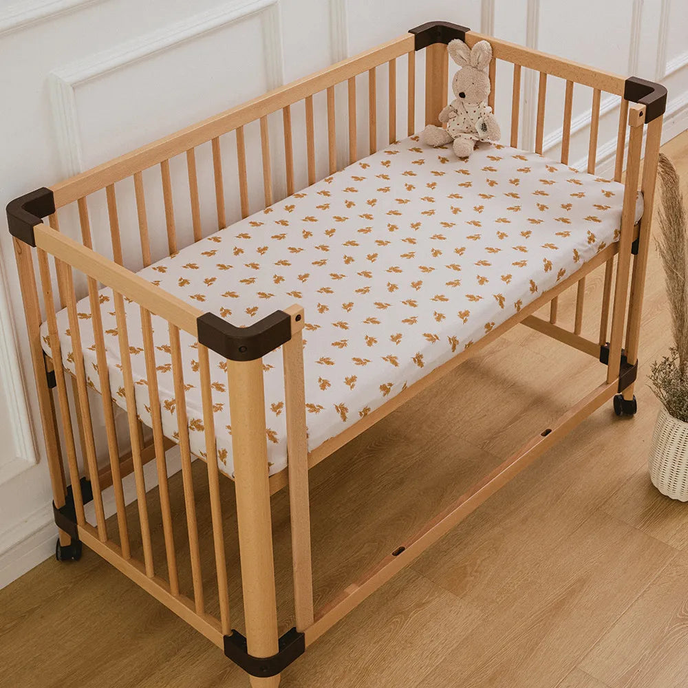 Protège-matelas pour bébé bleu ciel