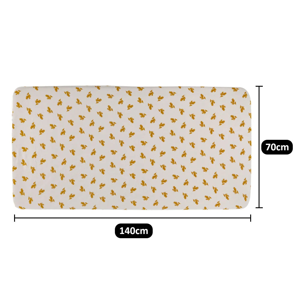 Protège-matelas pour bébé bleu ciel