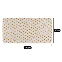 Protège-matelas pour bébé bleu ciel