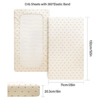 Drap-housse en gaze de coton doux terracotta