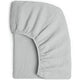 Drap-housse en mousseline de coton doux nuage perlé