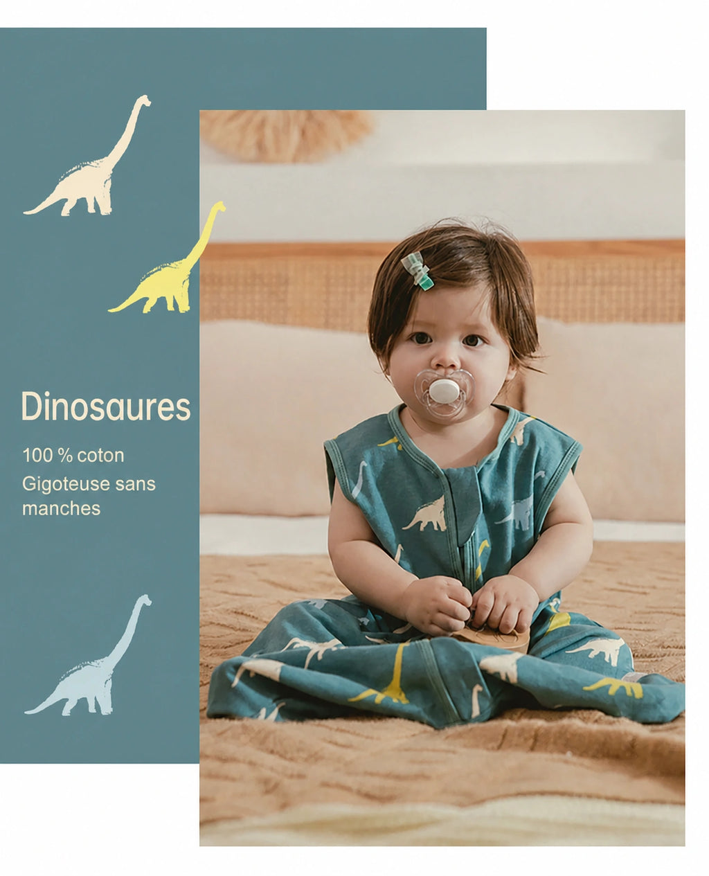 Gigoteuse bébé été légère - liberté de mouvement