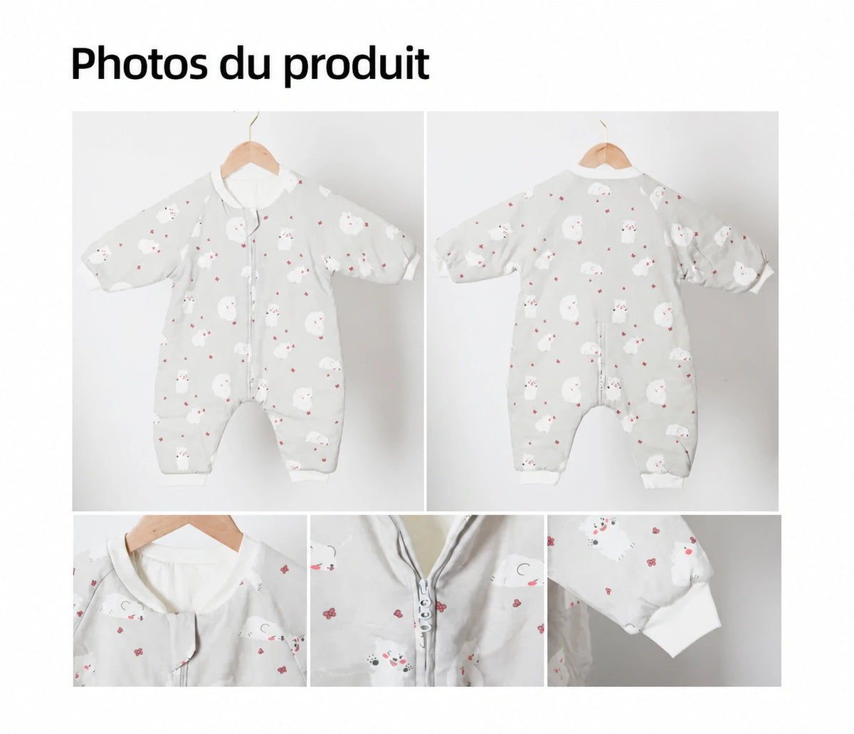 Gigoteuse évolutive hiver - fermeture zip