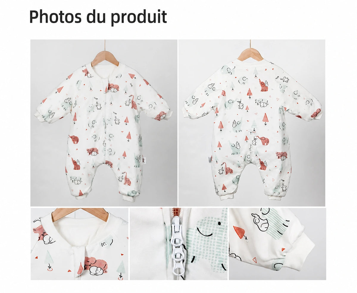 Gigoteuse évolutive hiver - guide des tailles