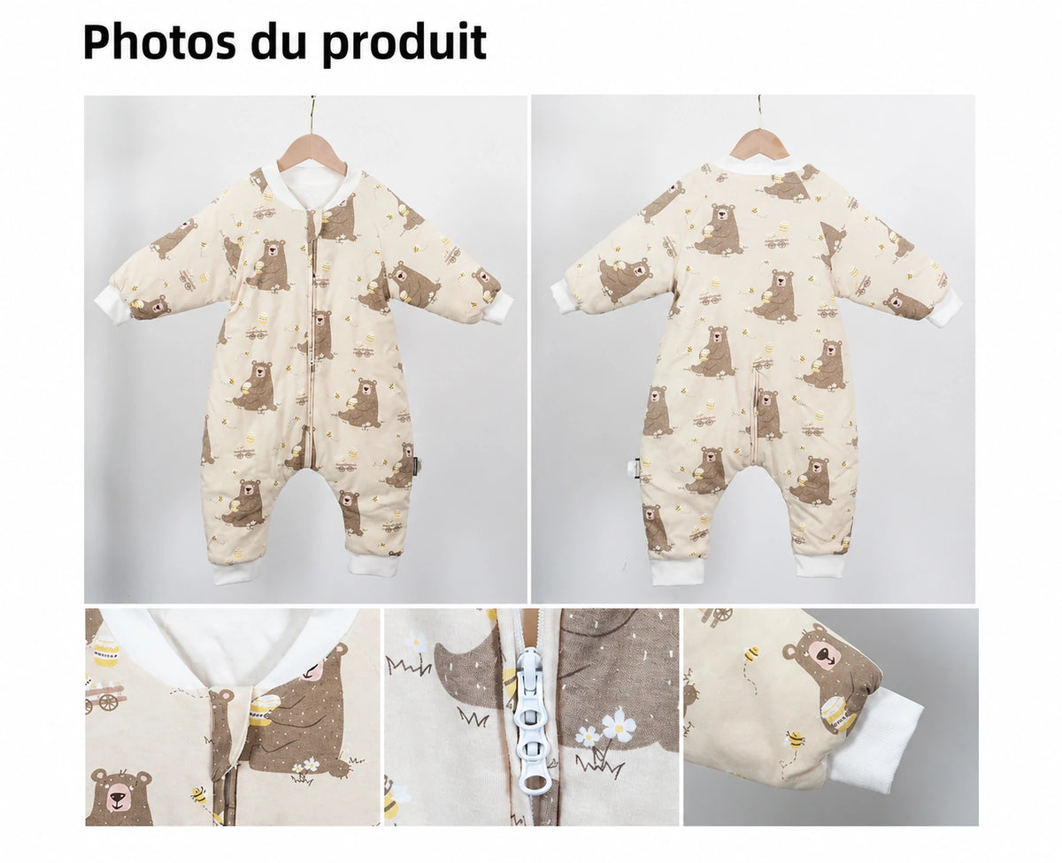 Gigoteuse évolutive hiver - portée par un enfant