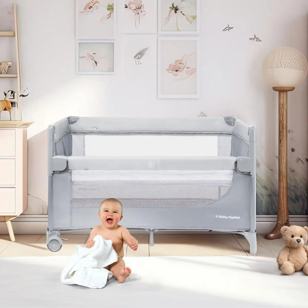 Lit bébé cododo 3 en 1 - mode fixé au lit parental
