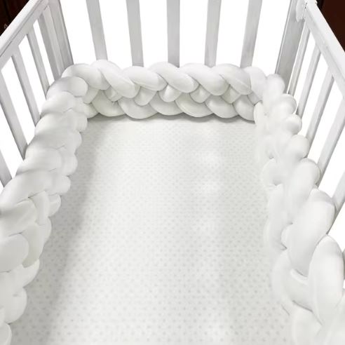 Tour de Lit Bébé - CozyKnot™ - Blanc - Bébé Sommeil